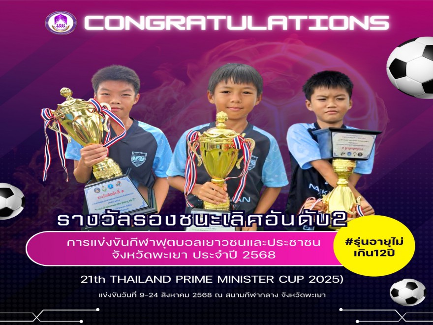 การแข่งขันกีฬาฟุตบอลเยาวชนและประชาชน จังหวัดพะเยา ประจำปี 2568